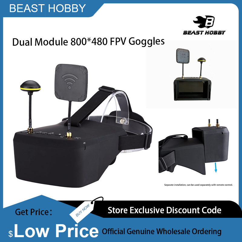 Lunettes FPV EV800D 5.8G 40CH  - Skyzone Cobra X V2 Fpv Goggles avis et prix