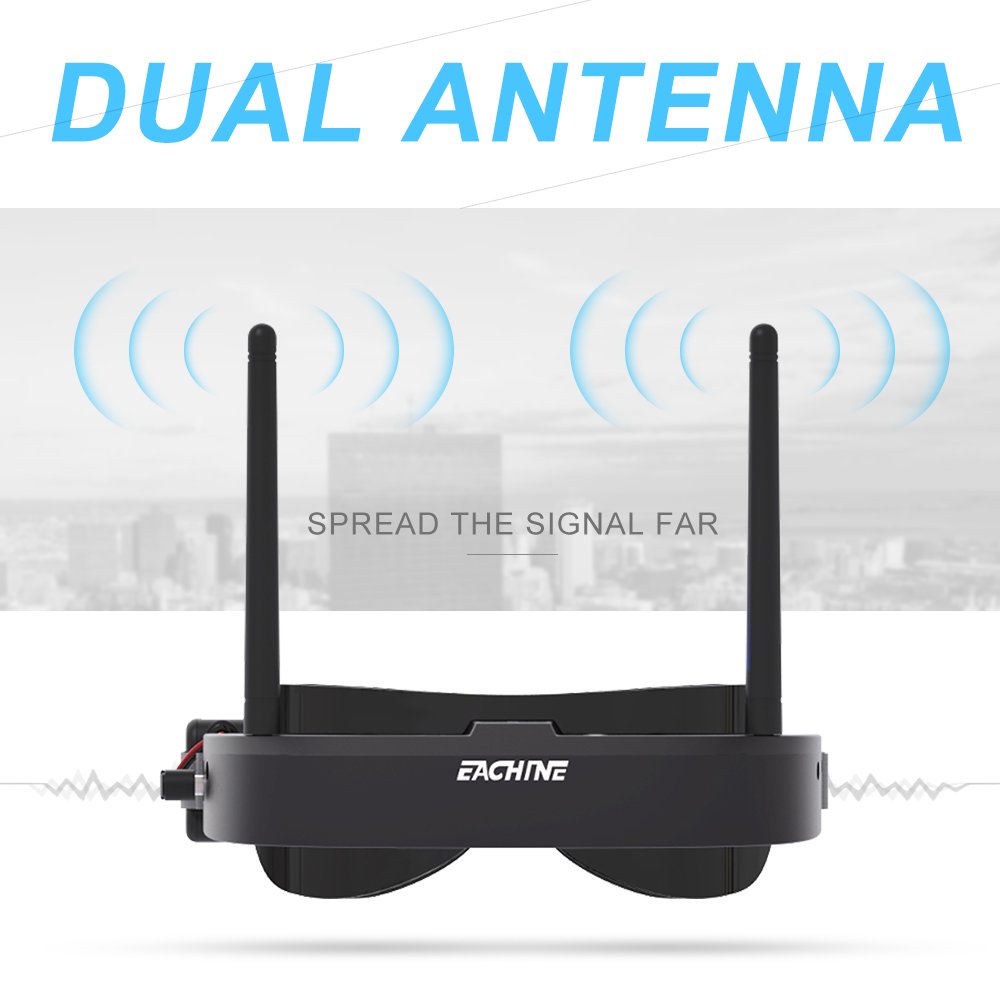Eachine EV100 720*540 5.8G 72C - Skyzone Cobra X V2 Fpv Goggles avis et prix