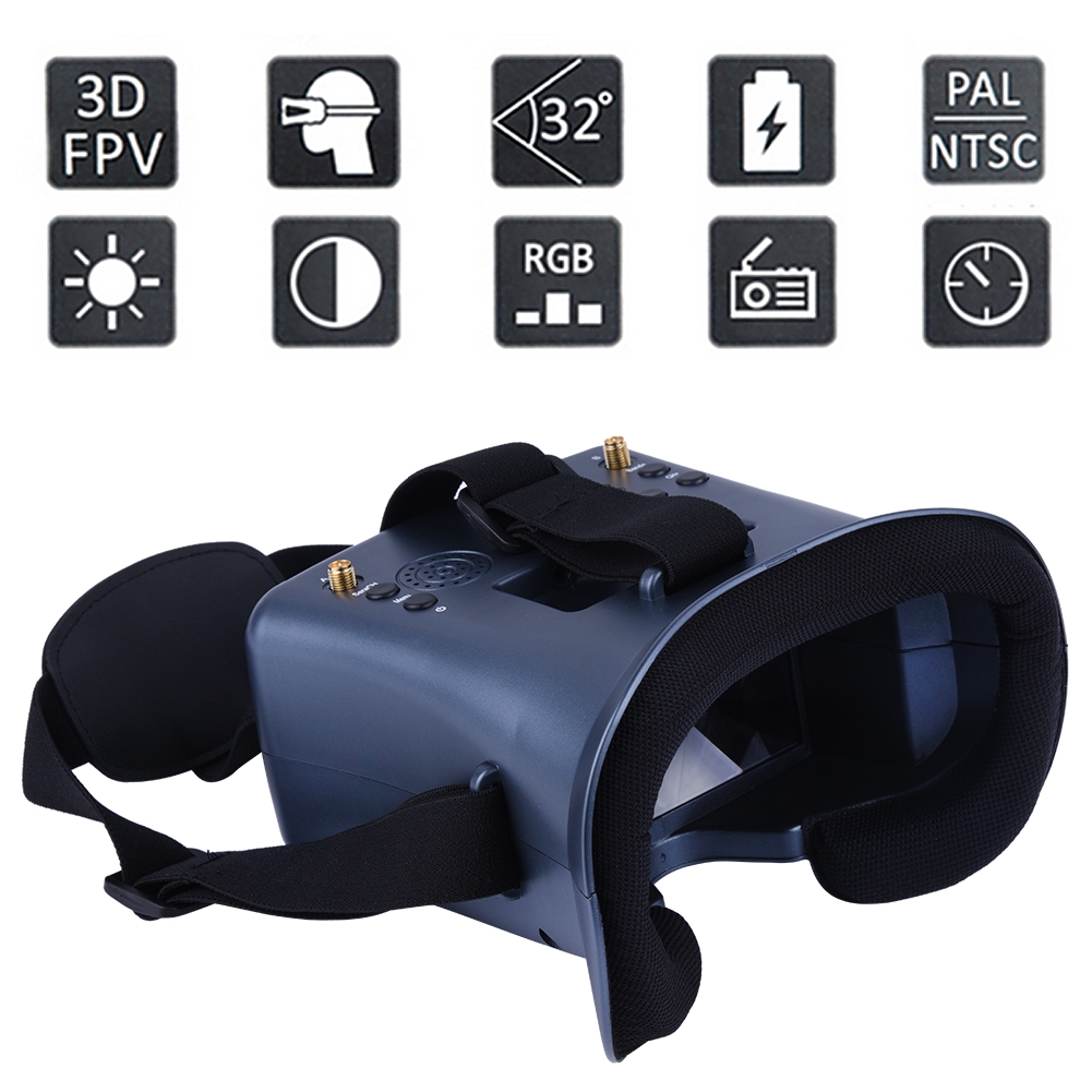 008D 5.8G 40CH 4.3 pouces 800* - Skyzone Cobra X V2 Fpv Goggles avis et prix